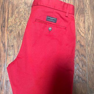 Banana Republic Aiden Red Men's Slim fit pants 30x32